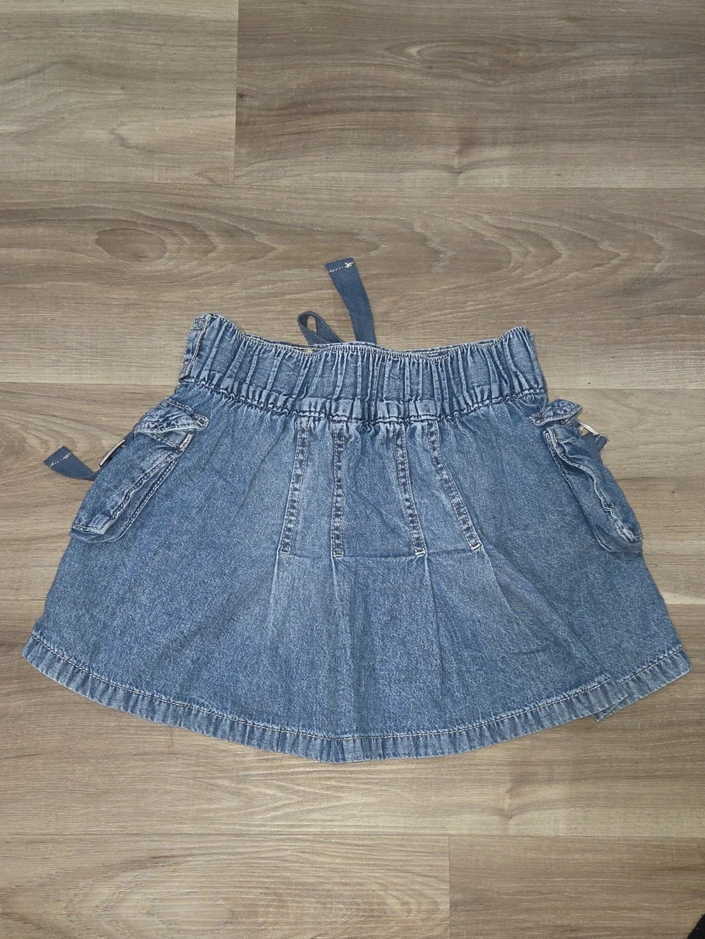 •Justice• Little Girls Blue Jean Belted Skort